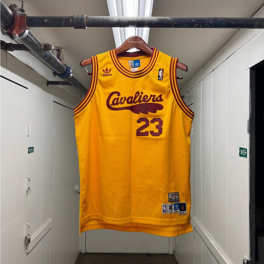 NBA Hardwood Classics Lebron James Cavs Jersey Adidas